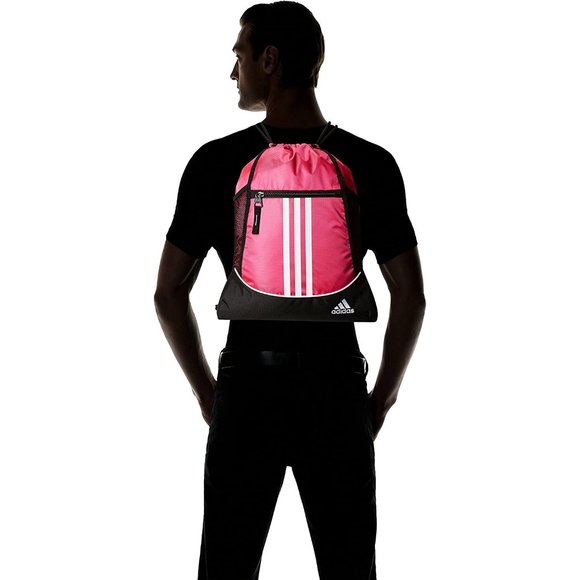 adidas Unisex Alliance 2 Sackpack, Team Shock Pink, One Size - Picture 4 of 4